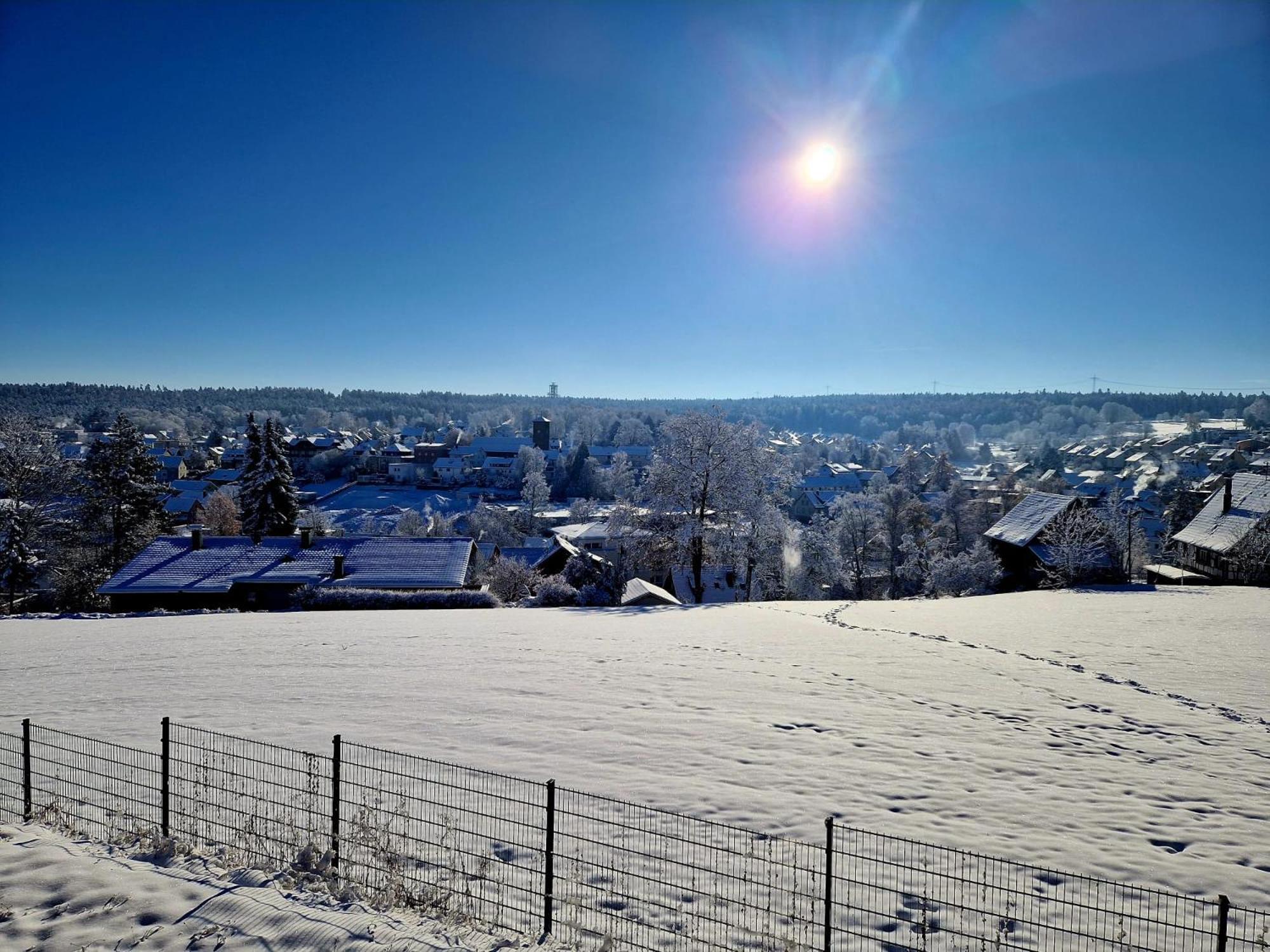 Apartmán Modernes Panorama-Domizil Schömberg Exteriér fotografie